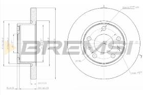 BREMSI CD5194S - B. DISC IVECO
