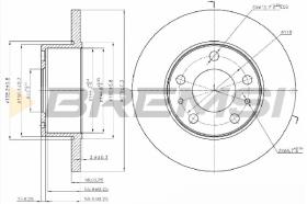 BREMSI CD5195S - B. DISC IVECO