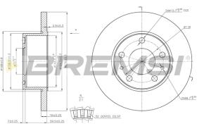 BREMSI CD5196S - B. DISC IVECO