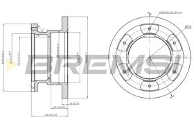 BREMSI CD5236S - B. DISC IVECO