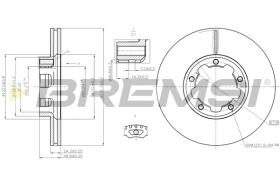 BREMSI CD5261V - B. DISC NISSAN