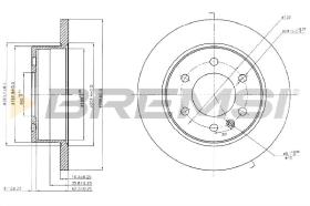 BREMSI CD5311S - B. DISC MERCEDES-BENZ, VW