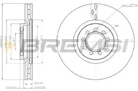 BREMSI CD5317V - B. DISC IVECO