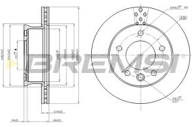 BREMSI CD5361V - B. DISC MERCEDES-BENZ