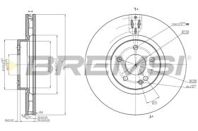 BREMSI CD5379V - B. DISC MERCEDES-BENZ