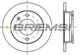 BREMSI CD6079S - B. DISC FORD, NISSAN