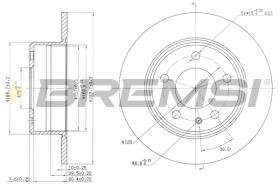 BREMSI CD6086S - B. DISC BMW