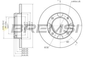 BREMSI CD6087S - B. DISC HONDA