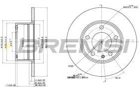 BREMSI CD6119S - B. DISC BMW