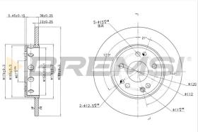 BREMSI CD6124S - B. DISC MERCEDES-BENZ