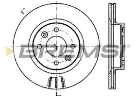 BREMSI CD6159V - B. DISC RENAULT, ALFA ROMEO