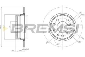 BREMSI CD6165V - B. DISC BMW