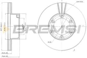 BREMSI CD6172V - B. DISC RENAULT