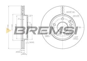 BREMSI CD6181V - B. DISC MERCEDES-BENZ