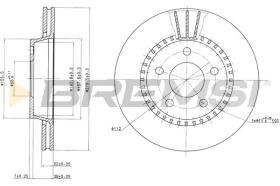 BREMSI CD6190V - B. DISC AUDI, MG