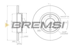 BREMSI CD6205S - B. DISC VW, SEAT
