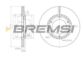 BREMSI CD6218V - B. DISC NISSAN