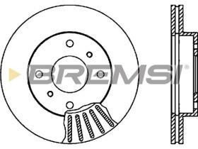 BREMSI CD6260V - B. DISC NISSAN, INFINITI