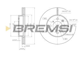 BREMSI CD6261V - B. DISC HONDA, ROVER