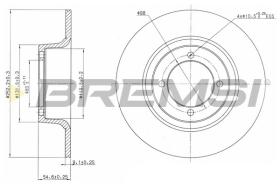 BREMSI CD6274S - B. DISC SKODA