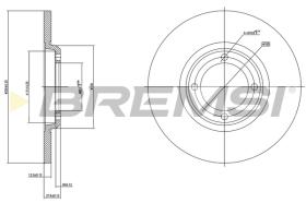 BREMSI CD6280S - B. DISC MITSUBISHI