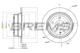 BREMSI CD6303S - B. DISC BMW