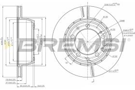 BREMSI CD6314V - B. DISC PORSCHE