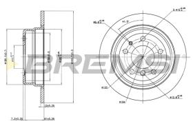 BREMSI CD6317S - B. DISC BMW