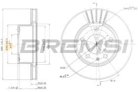 BREMSI CD6325V - B. DISC BMW