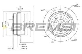 BREMSI CD6326S - B. DISC BMW
