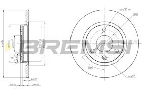 BREMSI CD6335S - B. DISC CITROEN