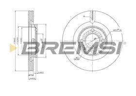 BREMSI CD6339V - B. DISC VW, SEAT