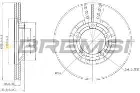 BREMSI CD6349V - B. DISC MITSUBISHI