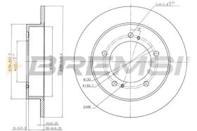 BREMSI CD6351S - B. DISC SUZUKI, GEO