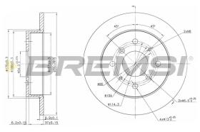 BREMSI CD6360S - B. DISC HONDA, ROVER, MG