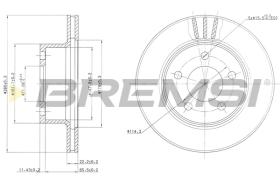 BREMSI CD6367V - B. DISC JEEP