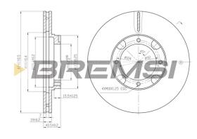 BREMSI CD6389V - B. DISC HYUNDAI