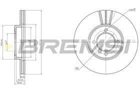 BREMSI CD6414V - B. DISC TOYOTA