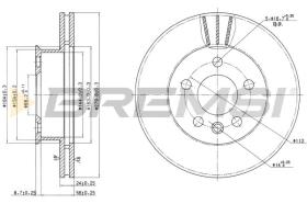 BREMSI CD6427V - B. DISC VW