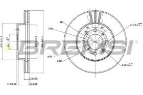 BREMSI CD6448V - B. DISC HONDA