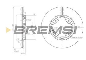BREMSI CD6450V - B. DISC ROVER, HONDA