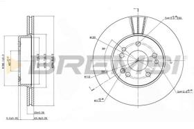 BREMSI CD6457V - B. DISC MERCEDES-BENZ