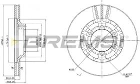 BREMSI CD6460V - B. DISC MITSUBISHI