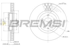 BREMSI CD6474V - B. DISC ALFA ROMEO, LANCIA