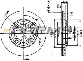 BREMSI CD6482V - B. DISC HYUNDAI