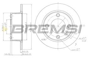 BREMSI CD6490S - B. DISC CITROEN