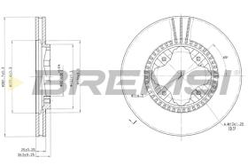 BREMSI CD6494V - B. DISC HONDA