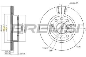 BREMSI CD6506V - B. DISC TOYOTA