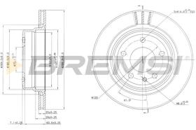 BREMSI CD6520V - B. DISC BMW