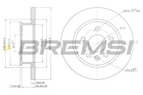 BREMSI CD6547S - B. DISC VW